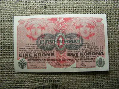 1 korona bankjegy, 1916, DÖ