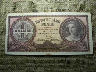Egymilliárd pengő, 1946, születési dátumos