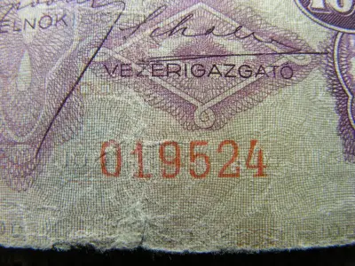 100 pengő bankjegy, 1930, születési dátumos