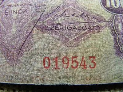 100 pengő bankjegy, 1930, születésnapos ajándék
