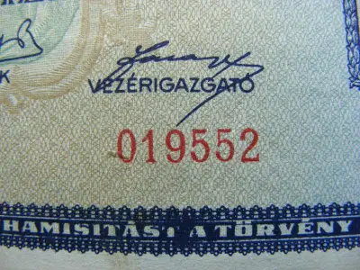 Egymillió pengő, 1945, születési dátumos