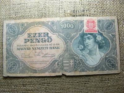 1000 pengő bankjegy, 1945, egyedi sorszám