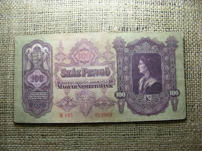 100 pengő bankjegy, 1930, születési dátumos
