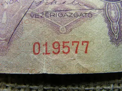 100 pengő bankjegy, 1930, születési dátumos