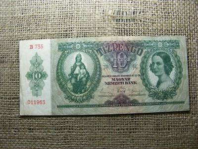 10 pengő bankjegy, 1936, születési dátumos