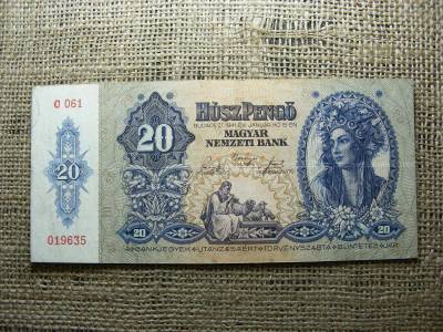 20 pengő bankjegy, 1941, születésnapos ajándék