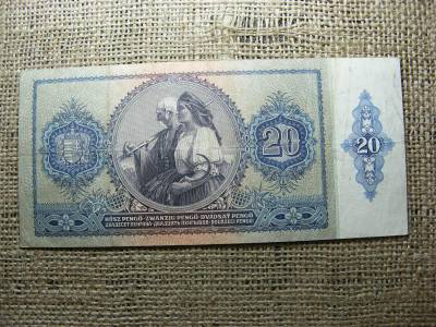 20 pengő bankjegy, 1941, születésnapos ajándék