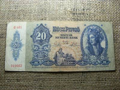20 pengő bankjegy, 1941, születési dátumos