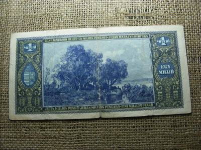 Egymillió pengő bankjegy, 1945, egyedi sorszám