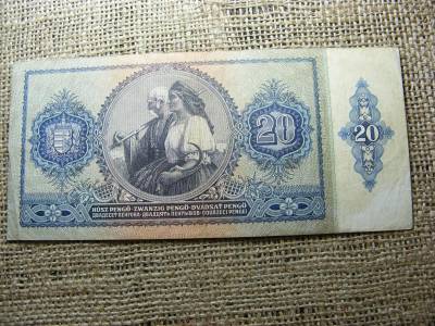 20 pengő bankjegy, 1941, születési dátumos