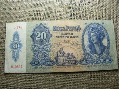 20 pengő bankjegy, 1941, születésnapos ajándék