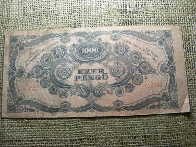 1000 pengő bankjegy, 1945, egyedi sorszám