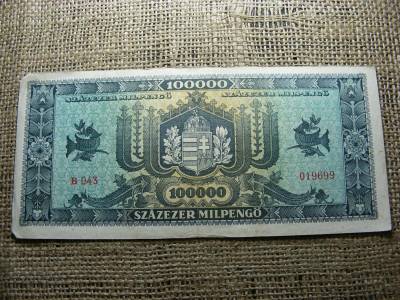 Százezer milpengő bankjegy, 1946, születési dátumos