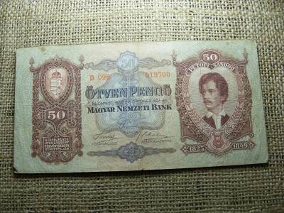 50 pengő bankjegy, 1932, születésnapos ajándék