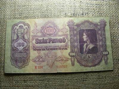 100 pengő bankjegy, 1930, születési dátumos