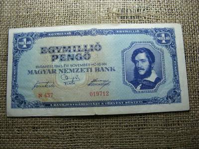 Egymillió pengő bankjegy, 1945, születési dátumos