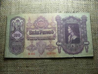 100 pengő bankjegy, 1930, születési dátumos