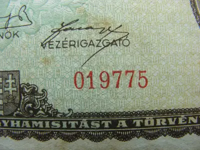 Százmillió pengő bankjegy, 1946, születési dátumos