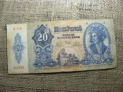 20 pengő bankjegy, 1941, születési dátumos
