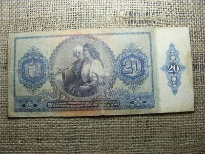20 pengő bankjegy, 1941, születési dátumos