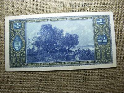 Egymillió pengő bankjegy, 1945, egyedi sorszám