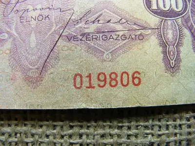 100 pengő bankjegy, 1930, születési dátumos
