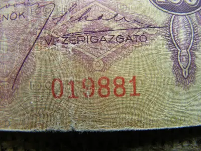 100 pengő bankjegy, 1930, születési dátumos