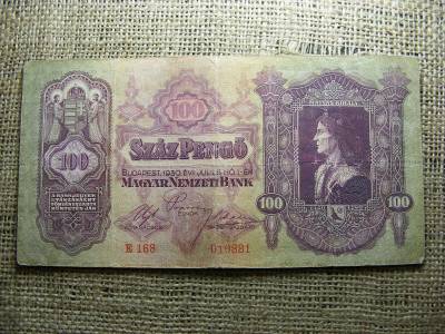 100 pengő bankjegy, 1930, születési dátumos