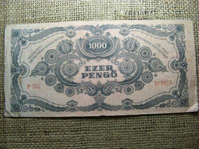 1000 pengő bankjegy, 1945, születési dátumos