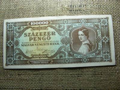 Százezer pengő, 1945, születési dátumos