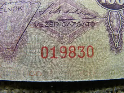 100 pengő bankjegy, 1930, születésnapos ajándék