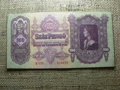 100 pengő bankjegy, 1930, születésnapos ajándék