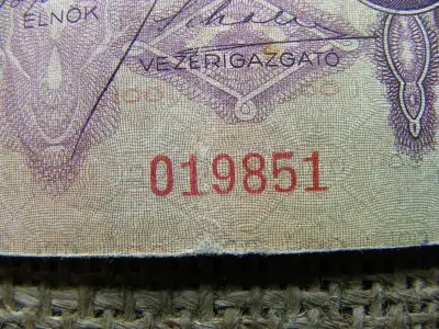 100 pengő bankjegy, 1930, születési év 1985