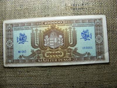 Százezer pengő, 1945, születésnapos bankjegy