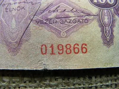 100 pengő bankjegy, 1930, születésnapos kiadás