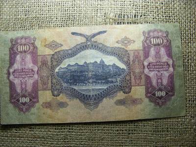 100 pengő bankjegy, 1930, születési évvel