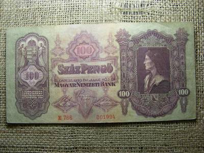 100 pengő, 1930, születésnapos ajándékbankjegy