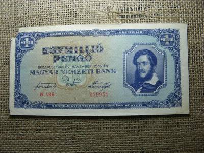 Egymillió pengő bankjegy, 1945, születési dátumos