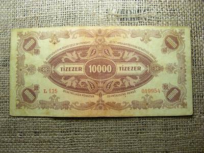 10.000 pengő, 1945, születési dátumos, egyedi sorszám