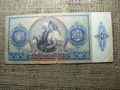 20 pengős bankjegy, 1941, születésnapos ajándék
