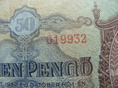 50 pengő bankjegy, 1932, születési dátumos sorszám