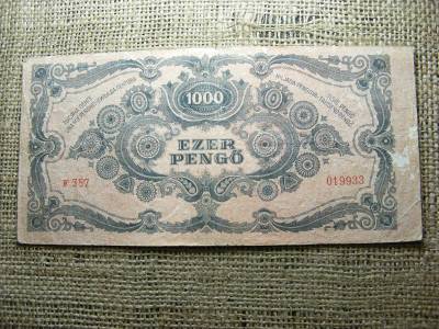 1000 pengős bankjegy, 1935, születési évvel