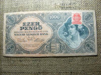 1000 pengős bankjegy, 1935, születési évvel