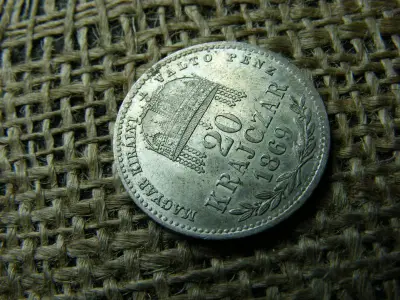 Ferenc József ezüst 20 krajcár, 1869, KB, MKVP