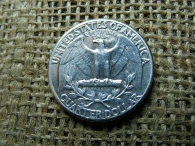 USA 25 centes érme, 1963, ezüst