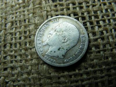 Ezüst 50 centimes, 1862 A, Franciaország