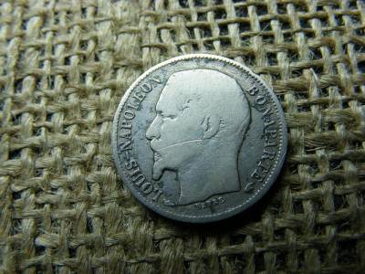 Ezüst 50 centimes, 1852 A, Franciaország