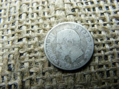 Ezüst 20 centimes, 1860 BB, Franciaország