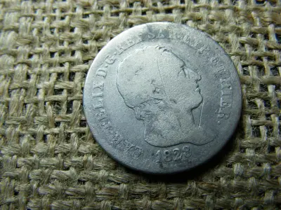 Ezüst 1 lira, 1828, Szardínia