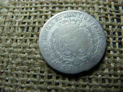 Ezüst 1 lira, 1828, Szardínia
